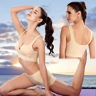 Бюстгальтер женский бесшовный, пикантное нижнее белье, хлопковый топ с чашками пуш-ап, Бралетт, спортивный жилет без косточек