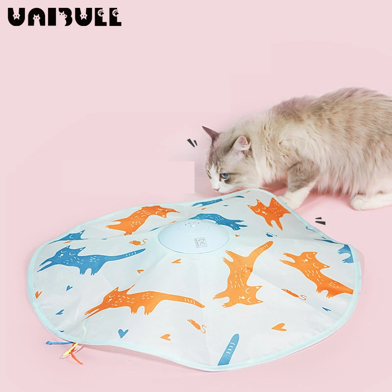 

UNIBULL Pet Cat Funny Cat Stick Self-hey Turntable Automatic Rotation Electric Toy Cat Funny Cat Artifact Cat Toy Tower Tracks