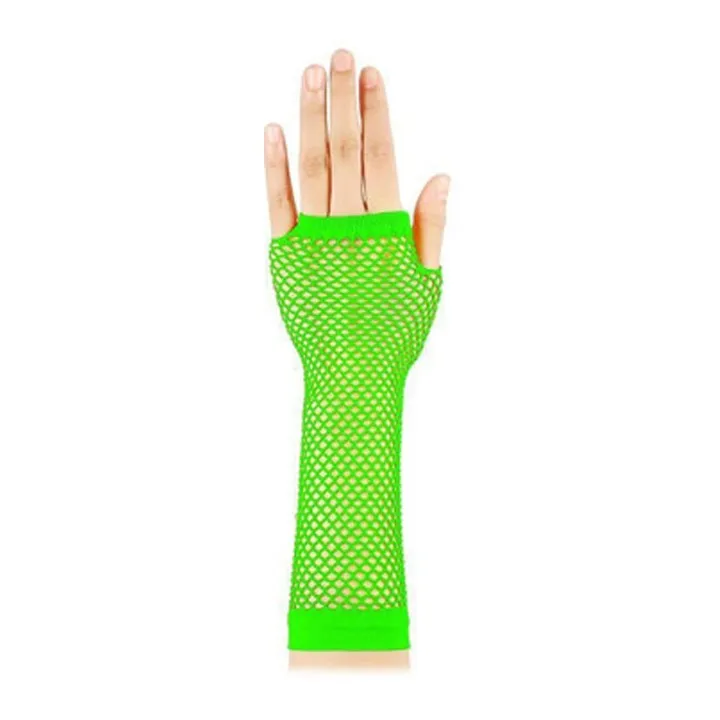 

Sexy Fishnet Cuff Fingerless Gloves Wrist Accessories Wedding Masquerade Women 2021 Punk Goth Lady Disco Dance Costume Lace Fing