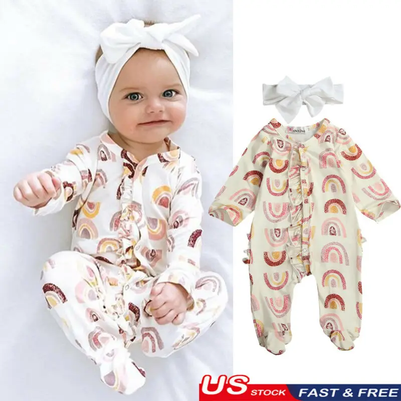 Детский комбинезон с длинным рукавом на возраст 0 12 месяцев|Ромперы| |