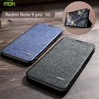 MOFI кожаный флип-кейс для телефона Redmi Note 9 Pro 5G PU держатель чехол для Xiaomi Redmi Note 9 Pro 5G чехол из ТПУ с полной защитой корпуса