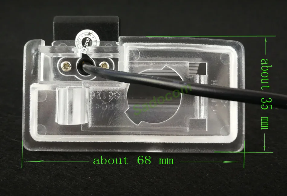 Автомобильная камера заднего вида HD CCD с ночным видением парковочная