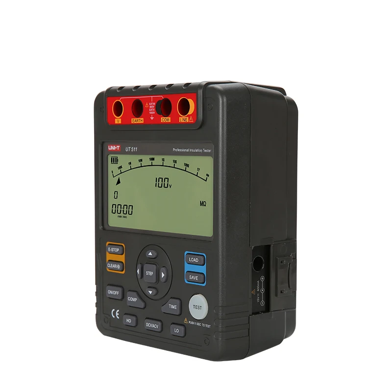 UNI-T UT511 1000V 10gohm цифровой измерители сопротивления изоляции вольтметр Авто