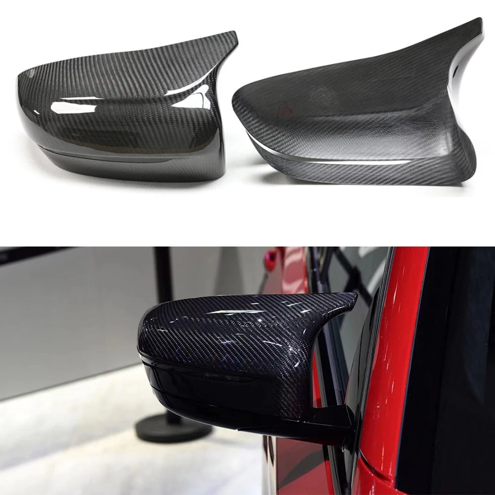 

For BMW F90 F91 F92 Rearview Mirror Cover Real Carbon Fiber Material Replacement Style M5 M8 Side Mirror Folding Kit caps