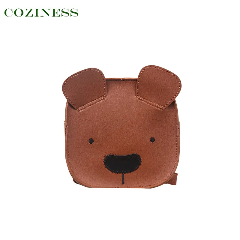 

Детский рюкзак COZINESS из искусственной кожи с милыми животными из мультфильмов, водонепроницаемая легкая вместительная Детская сумка для хр...