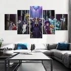 5 шт. OVERLORD аниме постер Настенный декор картины для спальни Декор-без рамки