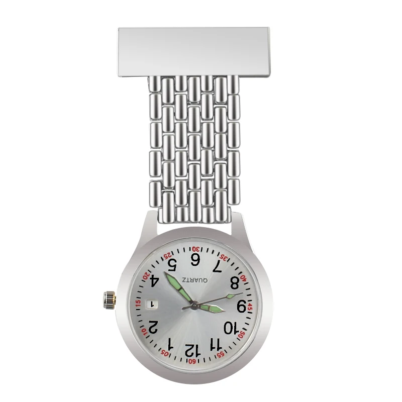 

New Fob Pocket Nurse Watch Unisex Classic Wide Band Lapel Pendant Watches Fashion Stationery Stainless Clocks Dropshipping Hots