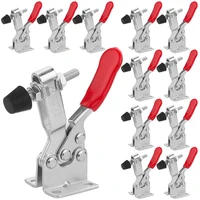 12pcs latch hand tool toggle clamp capacity quickrelease horizontal clamp antislip heavy duty toggle clamp for wo odworking