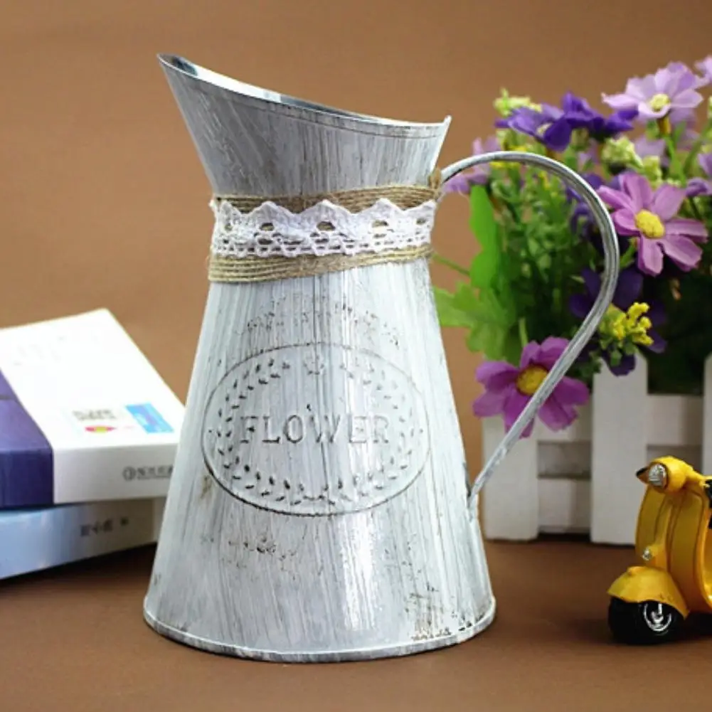 Новая мода Ретро Железный цветок растения держатель ведро цветочный горшок