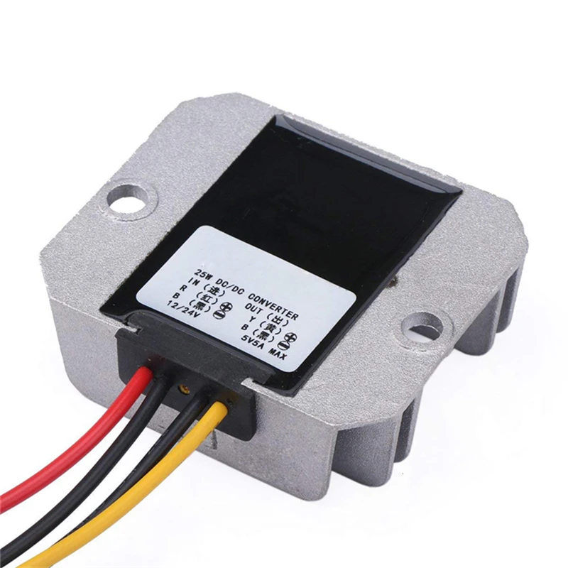 Понижающий преобразователь регулятор постоянного тока понижающий 12 в 24 В до 5 5A 25