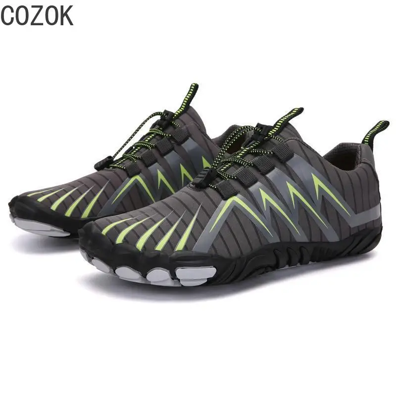 

2021 Four Seasons Five Fingers Sports shoes Mountaineering Net Extreme Simple Running, Cycling, Hiking, green pink black Rock Cl