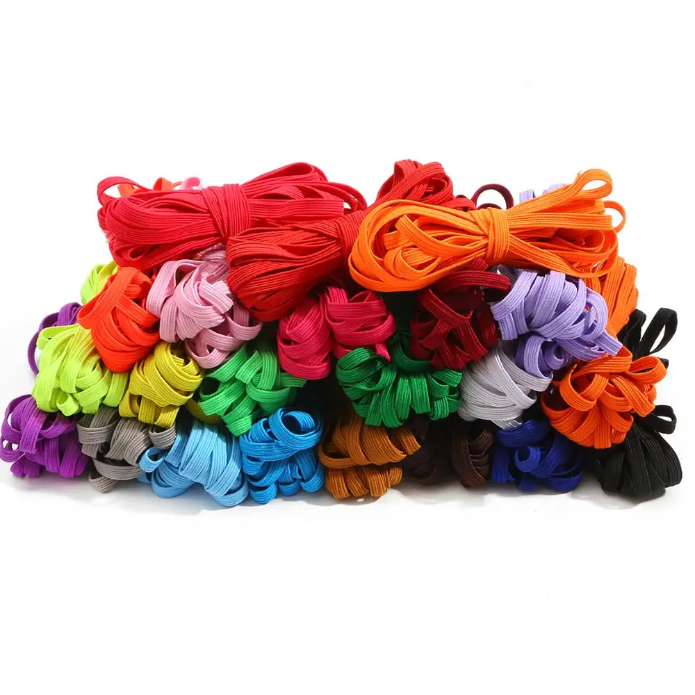 5 м/лот разноцветные эластичные ленты для канатная Резиновая лента кружевные с