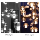 Нордический хрустальный шар светодиодный подвесные светильники Современный хрусталь столовая Ресторан подвесной светильник креативный внутренний Декор подвесные светильники