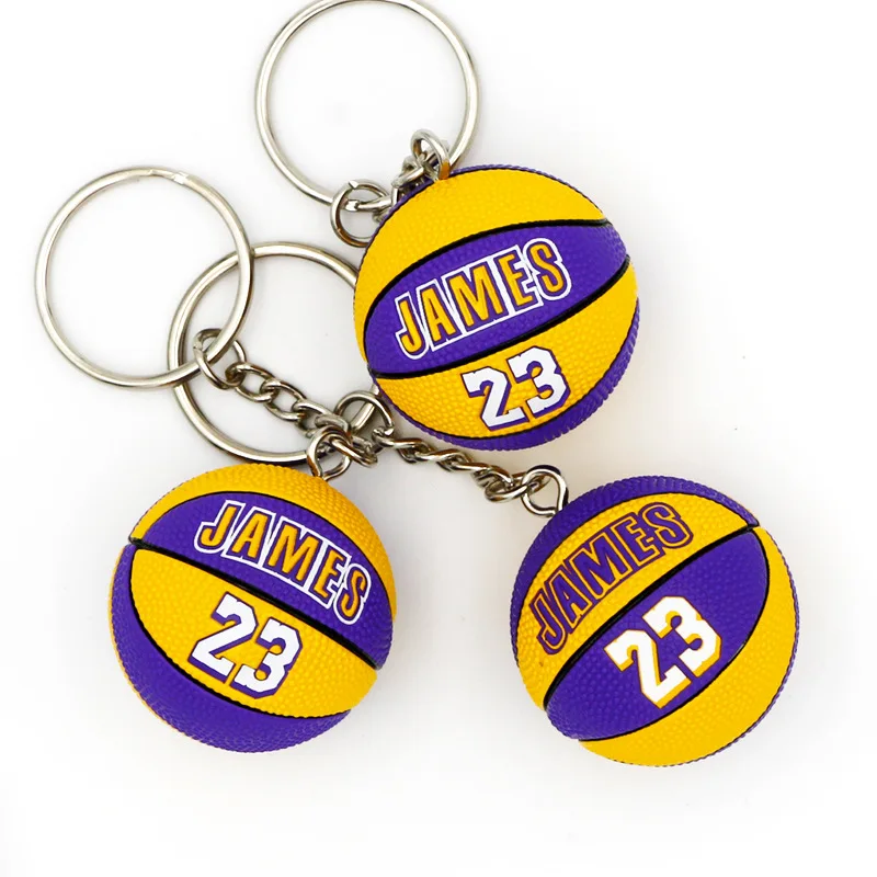

2021 Fashion Trend Color Basketball Keychain Car Accessories Keychain Men’S Gift New Korean Jewelry Accessories