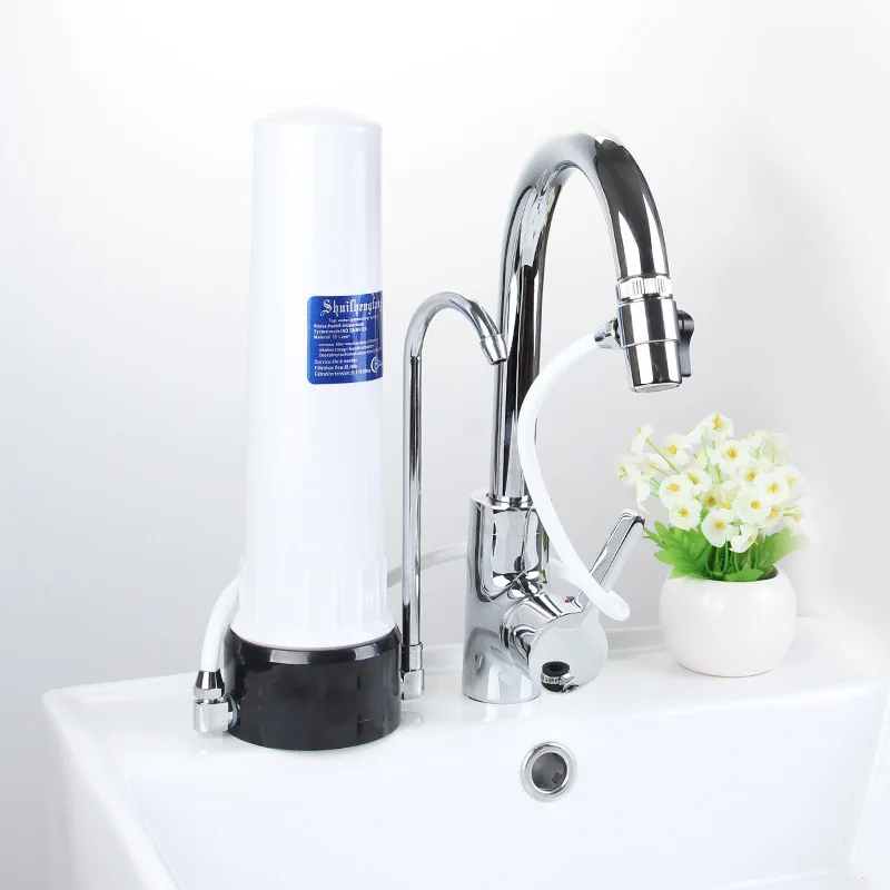 Household water purifier single stage single-cylinder desktop faucet for kitchen health and wellness anti-virus | Бытовая техника