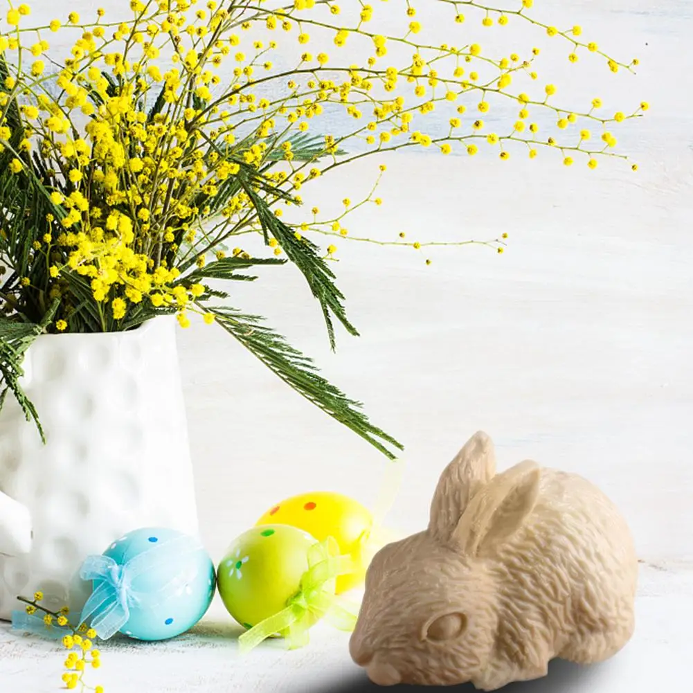 3D силиконовые формы Пасхальный кролик смолы глины плесень шоколад конфеты
