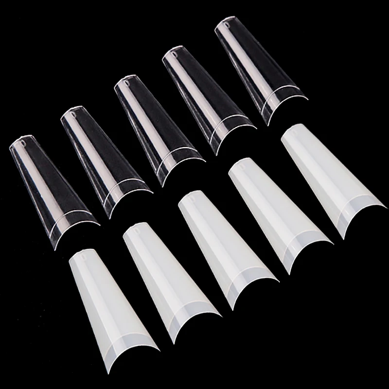 Бодрствование 100 шт. длинные ногти балерины накладные Типсы из АБС-пластика для