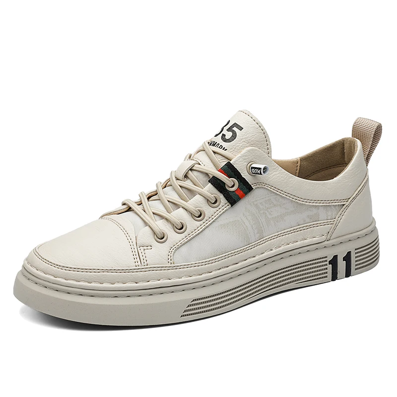 

New casual shoes Fashion Genuine Leather Sneakers Men Shoes High Quality Casual Shoes Summer Comfortable Brand Luxury Men Walkin