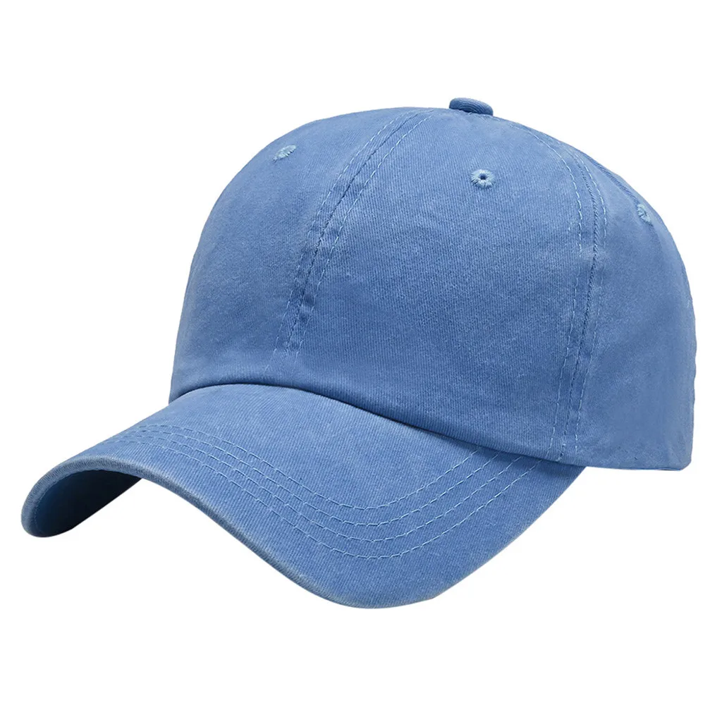 

#47 Baseball Caps Unisex Vintage Ponytail Baseball High Messy Sun Hat Adjustable Trucker Cap Hat Cotton Peaked Cap Ponytail Cap