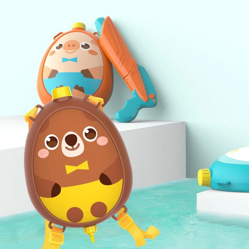 

New children's toys backpack water gun summer high pressure baby toys large children's water gun toys swimming pool water gun