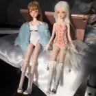 Кукла с подвижными эльфийскими ушами в масштабе 22 1:6, обнаженное тело, женская модель, макияж, сделай сам, детская игрушка