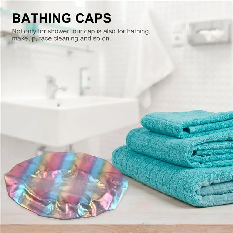 

2 Pcs Wide-brimmed Highly Elastic Multipurpose Sleep Caps Hair Bonnets Nightcaps