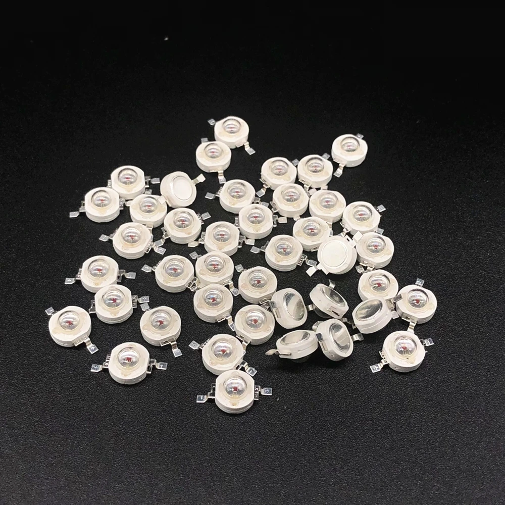 10 шт. Светодиодный УФ Диоды 1 Вт фиолетовый светильник светодиод высокой мощности