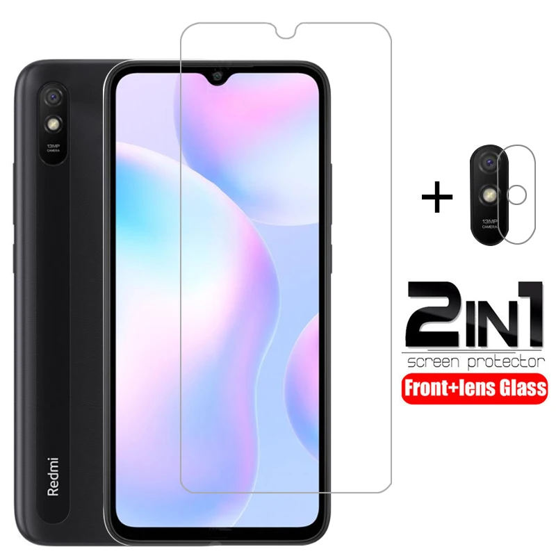 

screen protector for xiaomi redmi 9at 9a 9c nfc protective tempered glass on redmi9at readmi 9 a at c a9 camera lens film ksiomi