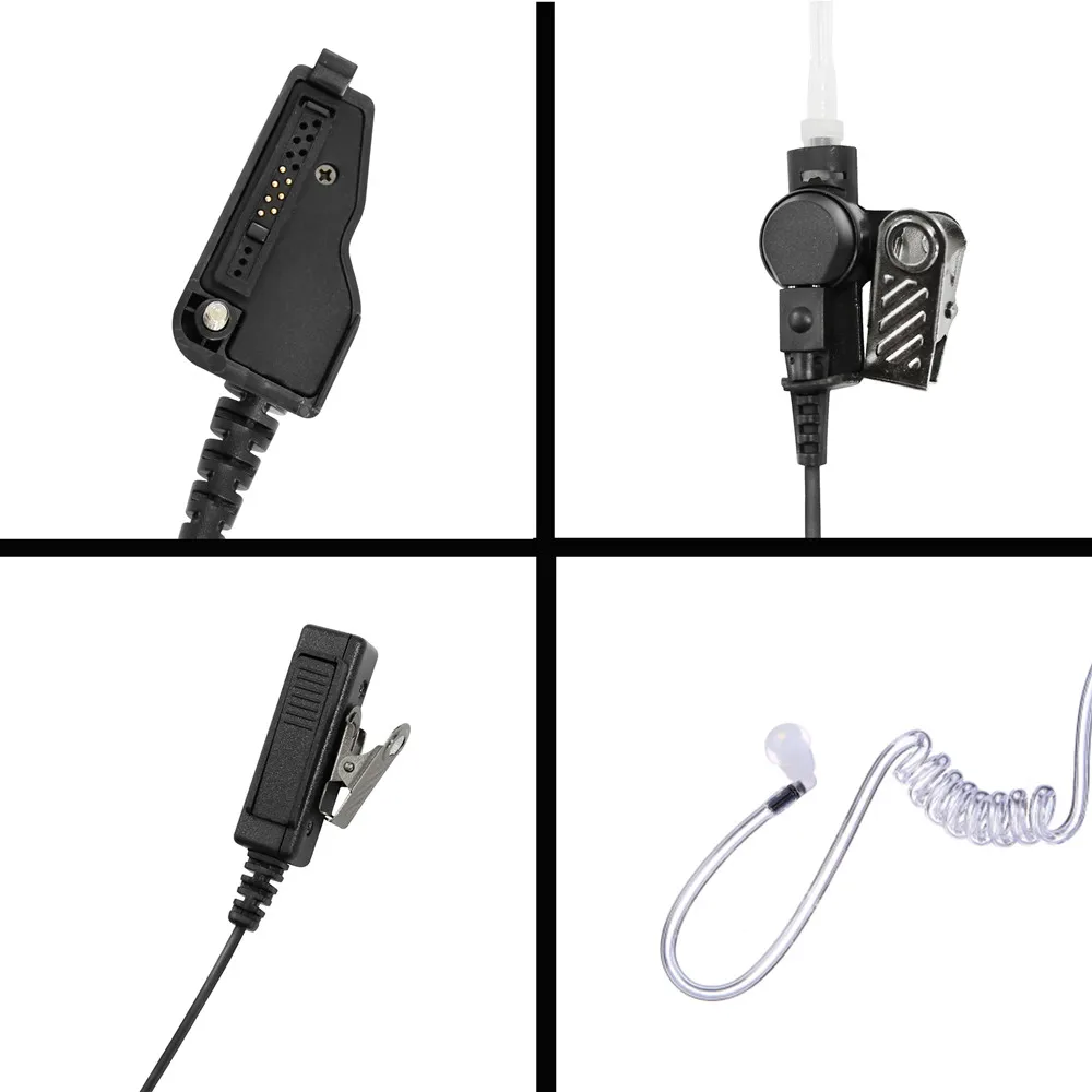 2-wire Surveillance Earpiece For NX220 NX320 TK3302 TK3200 TK2212 TK3212 TK3400 Two Way Radio Earphone