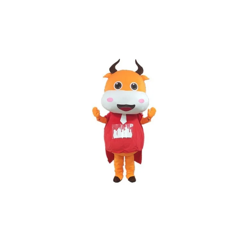 

Cow Mascot Costume Walking Cartoon Cow Costume Animal Cosplay Suit Halloween Christmas Dress Up Party Clothes