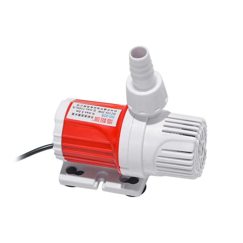 12V 20W DC 1100L/H энергосберегающий погружной водяной насос морской управляемый