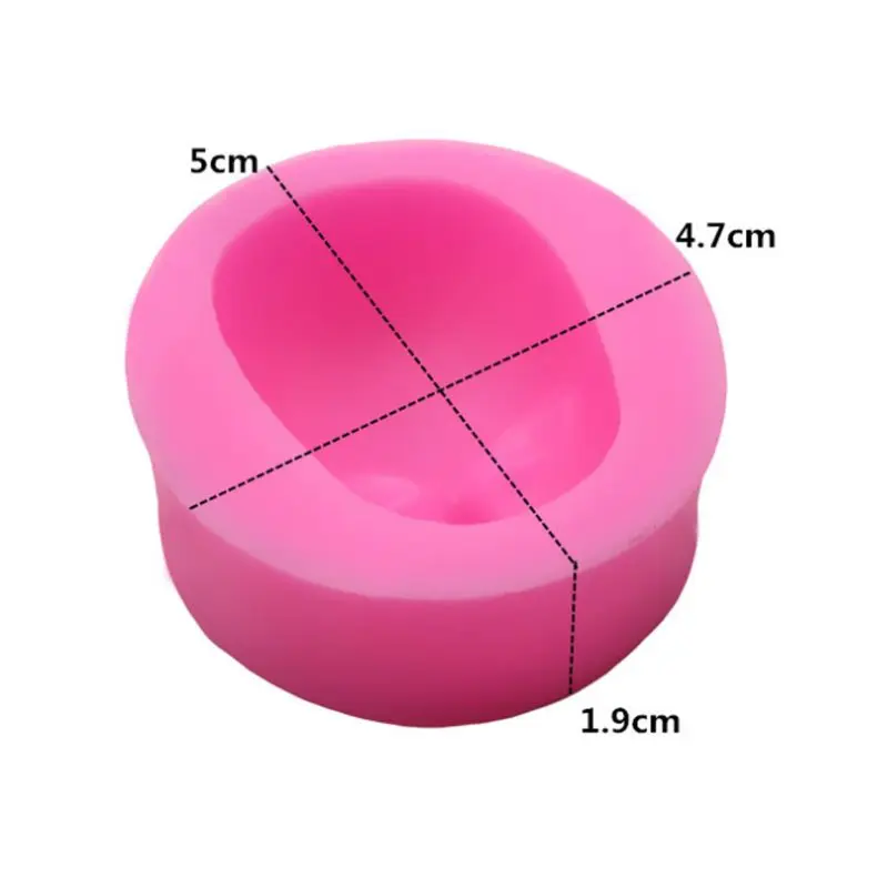 

Food Food Grade Silicone 3D Baby Face Girl Head Shape DIY Chocolate Mold Fondant Candy Soap Polymer Clay Crafting Mould Baking