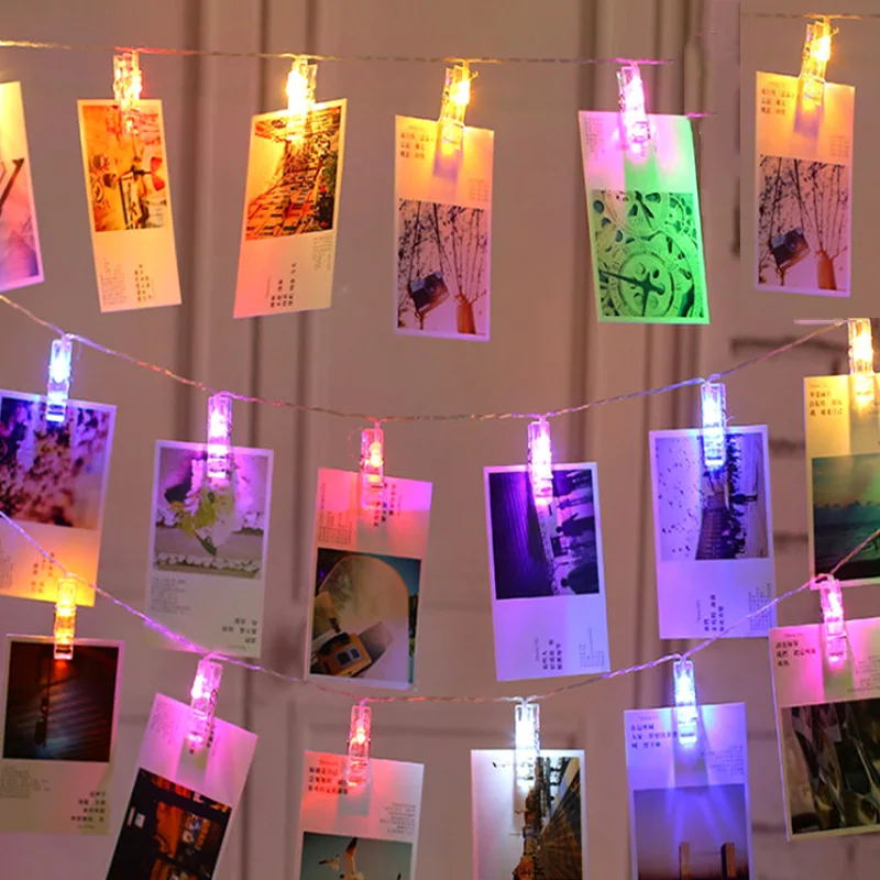 

3M LED Clip USB Christmas Decoration Light String Album Light String Clip Interior Decoration Romantic Birthday Decoration