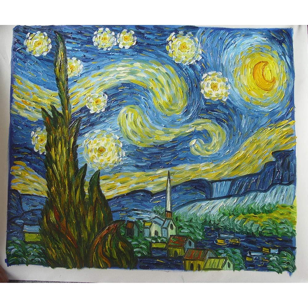 

Van Gogh The Starry Night oil On Canvas For art decoration Handpainted