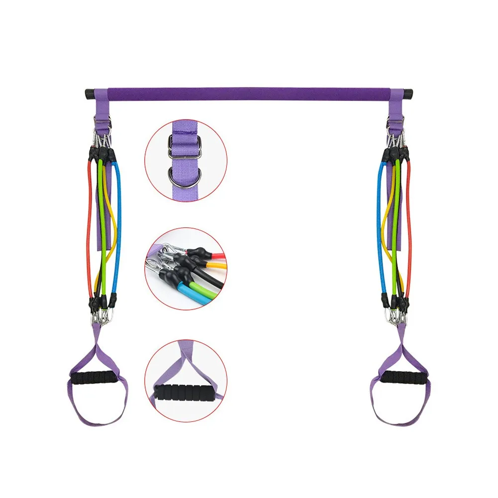 

Resistance Band Elastic Rope Tensioner Belt Stretch Rope Strength Training Fitness Equipment Set Multifunctional Training Rope