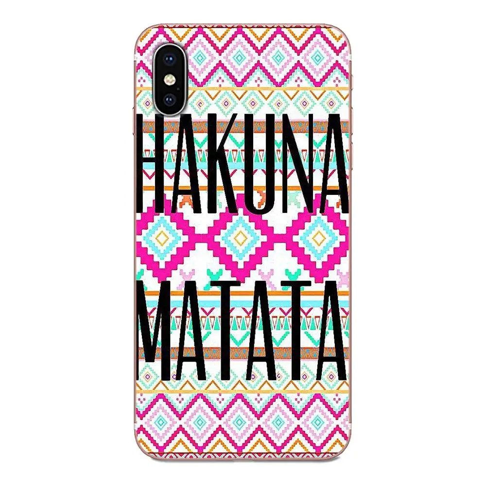 Чехол-накладка из ТПУ Hakuna Matata Lion King для Xiaomi Redmi Note 8 8A 8T 10 K30 5G Pro Motorola G G2 G3 G4 G5 G6 G7 Plus |