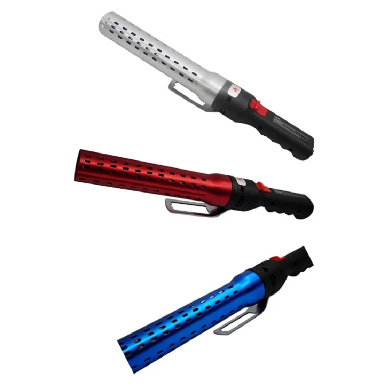 Стартер для барбекю с вилкой Стандарта Великобритании 230 В серебристый красная