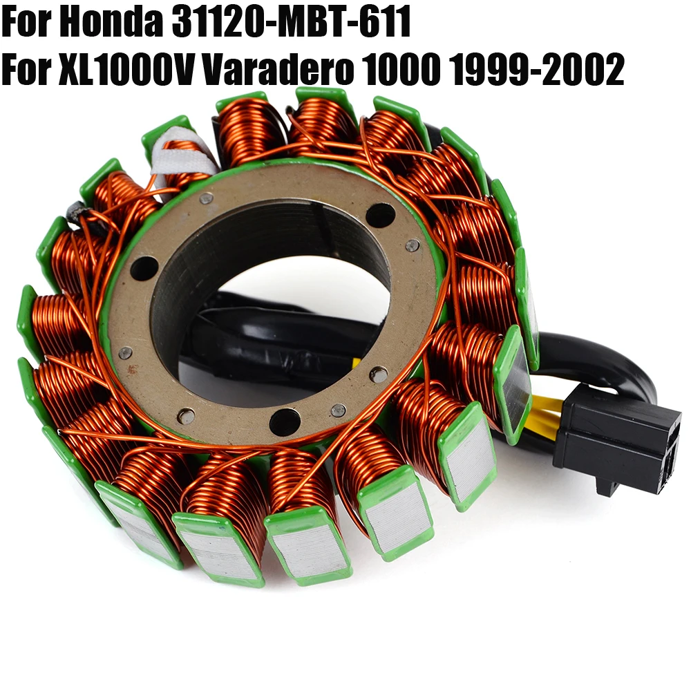 

Stator Coil Comp for Honda XL1000V Varadero 1000 1999 2000 2001 2002 31120-MBT-611 Motorcycle Generator Coil For XLV1000