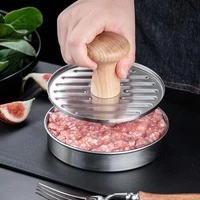 burger press food grade rust proof stainless steel all purpose hamburger press patty maker mold for home