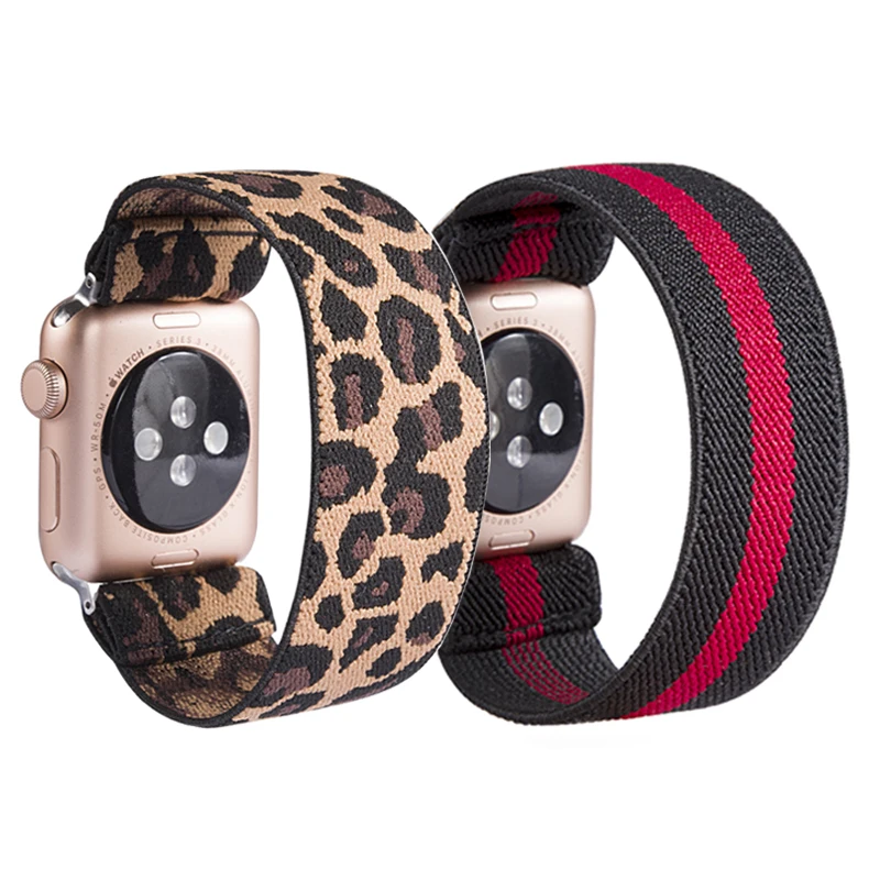 Ремешок нейлоновый для Apple watch 5 Band 44 мм 40 спортивный браслет iWatch band 42 38 4 3 2 1