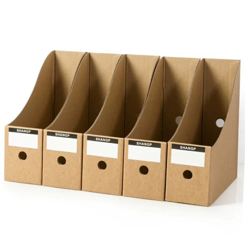 1 PCS File Paper Holder Desktop Organizer for Books Documents Storage Box Document Cabinets Desk Folder Office Suppiles |