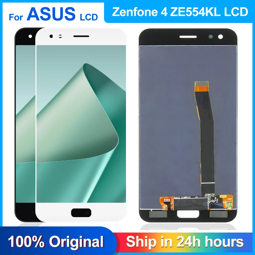 Экран 5 ''для ASUS Zenfone 4 ZE554KL LCD 2017 панель сенсорный экран дигитайзер в сборе для