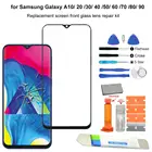 Сменное Переднее стекло для ремонта экрана для Samsung Galaxy A10 A30 A70 A80 A90