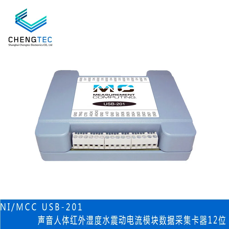 

NI / MCC USB-201 Sound Human Infrared Humidity Water Shock Current Module Data Acquisition Card Device 12-bit