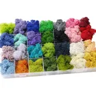 Искусственное зеленое растение, неувядающий искусственный цветок, мох, трава для дома, гостиной, декоративная стена сделай сам, цветок, цветные мини-Аксессуары