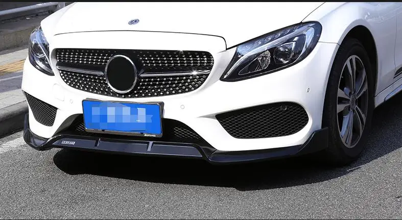 Спойлер для корпуса W205 2016 2018 Mercedes Benz c класс ABS задний спойлер бампер диффузор