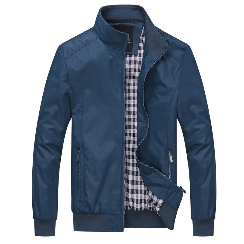 

Men's Jacket Spring Autumn Overcoat 2020 Men Casual Business Jackets Men Large Size Loose Jacket Cross Mens Bomber Jackets 6XL