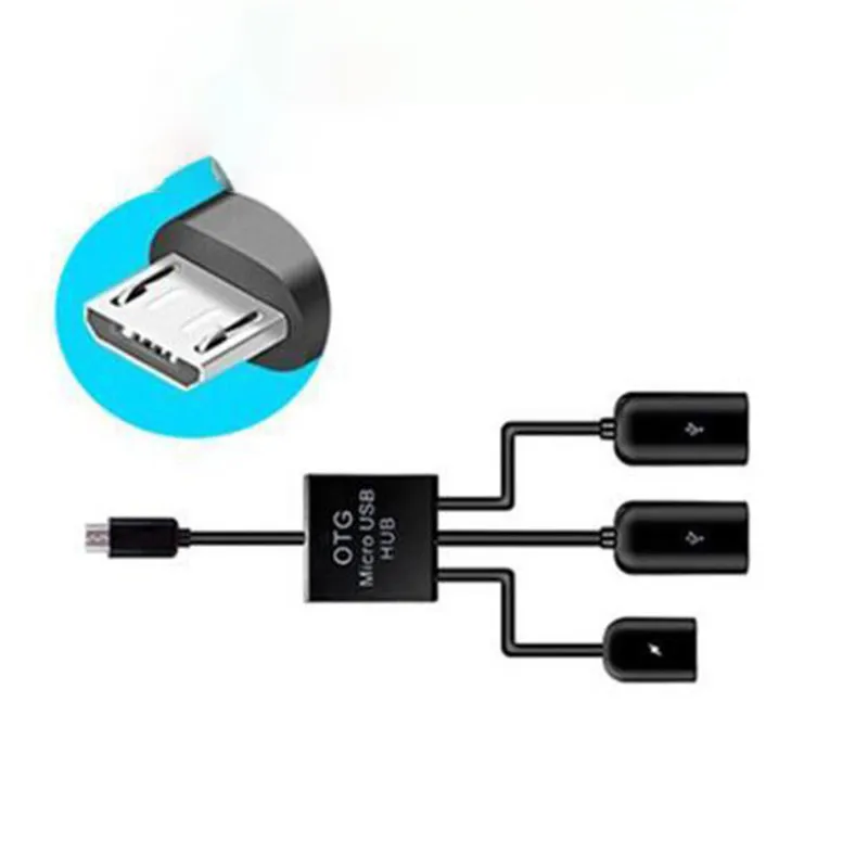OTG USB 2,0 Pubg контроллер 3 порта type-C Зарядка питания переносной кабельный хаб есть курица игра для компьютера планшета ПК данных USB кабель