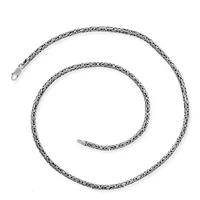 silver king chain 4mm round