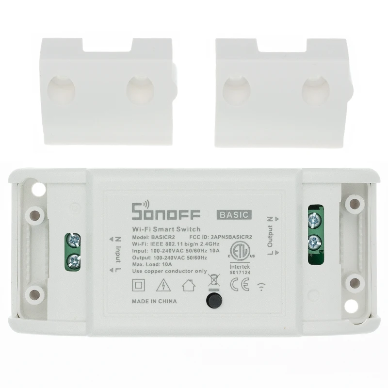 Интеллектуальный выключатель света Sonoff Basic R2 Wi Fi DIY умный Беспроводной